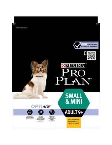 Pro Plan Small& Mini Adult 9+ 700 gram Kip