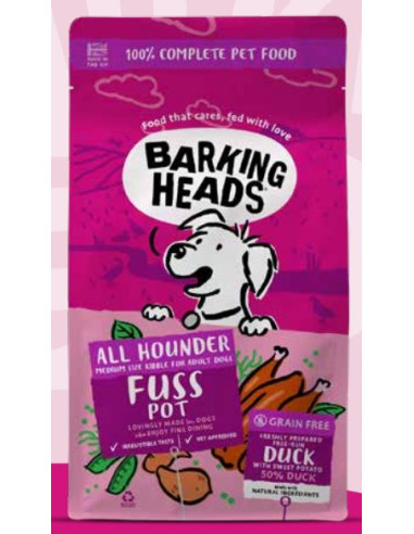 Barking Heads Doggylicious Duck hondenvoeding