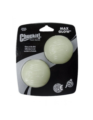Chuckit Max Glow Bal Medium 2-pack