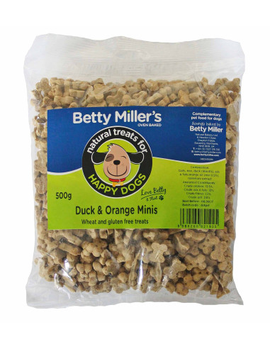 Betty Miller Gluten Vrij Mini Eend & Sinaasappel Beentjes