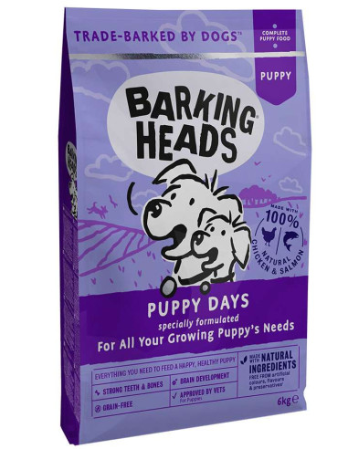 Barking Heads Puppy Days Kip & Zalm hondenvoer
