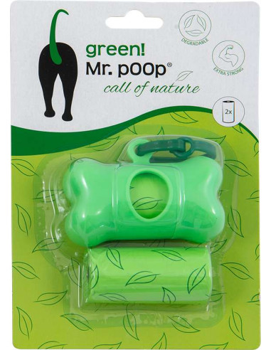 Mr. POOP Green Poepzakhouder