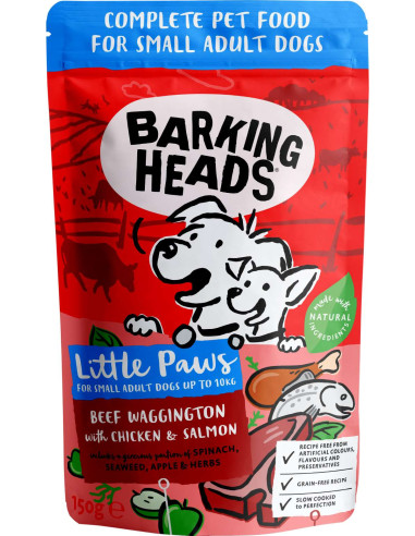 Barking Heads Little Paws Beef Waggington Natvoer